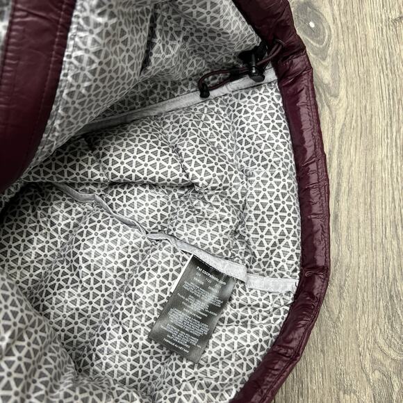 The North Face Down Jacket Size Small Womens Purple Arctic Crest Full Zip $260 - Picture 11 of 14